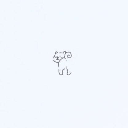 Pyokkori 3-in-1 Penetrating Stamp Vol.1 - Shiba Inu - Sun-Star Stationery - Default Title by Techo Treats Stationery