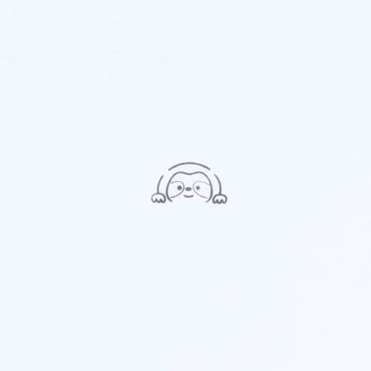 Pyokkori 3-in-1 Penetrating Stamp Vol.1 - Sloth - Sun-Star Stationery - Default Title by Techo Treats Stationery