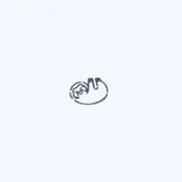 Pyokkori 3-in-1 Penetrating Stamp Vol.1 - Sloth - Sun-Star Stationery - Default Title by Techo Treats Stationery