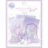 Q-LiA Colorfilm Seal Bright Flake Stickers - Chiffon Purple - Default Title by Techo Treats Stationery