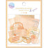 Q-LiA Colorfilm Seal Bright Flake Stickers - Sherbet Orange - Default Title by Techo Treats Stationery
