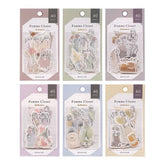 Q-LiA Femme Closet Flake Stickers - Girly Causal - Default Title by Techo Treats Stationery