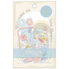 Q-LiA Fleuriere Flake Stickers - Pastel - Default Title by Techo Treats Stationery