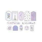 Q-LiA Fleuriere Flake Stickers - Purple - Default Title by Techo Treats Stationery