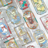 Q-LiA GLASS PARLOR Clear Sticker Vol.2 - Bundle of 6 Packs - Techo Treats