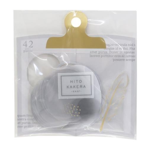 Q-LiA HITOKAKERA Flake Stickers - Gray - Default Title by Techo Treats Stationery