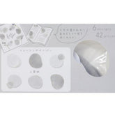 Q-LiA HITOKAKERA Flake Stickers - Gray - Default Title by Techo Treats Stationery