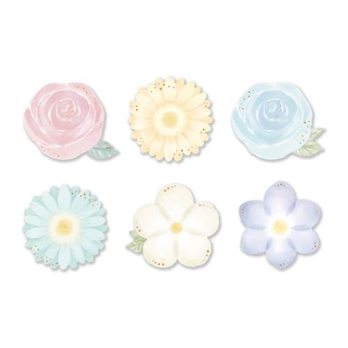 Q-LiA HITOKOTO Flake Sticker - Flower - Default Title by Techo Treats Stationery