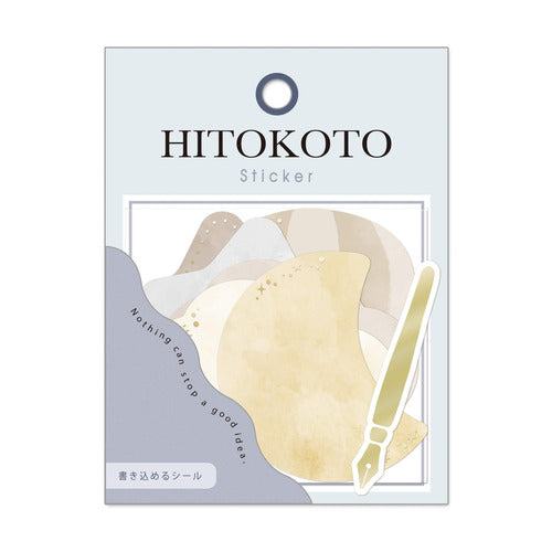 Q-LiA HITOKOTO Flake Sticker - Sky - Default Title by Techo Treats Stationery