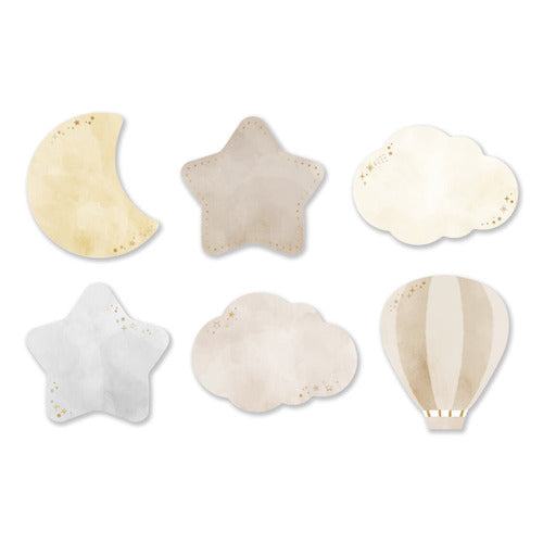Q-LiA HITOKOTO Flake Sticker - Sky - Default Title by Techo Treats Stationery