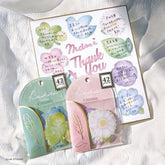 Q-LiA Hitokoto Flake Stickers - Teddy Bear - Default Title by Techo Treats Stationery