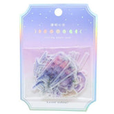 Q-LiA Imaginary Picture Book Flake Stickers - Twilight Sky - Default Title by Techo Treats Stationery