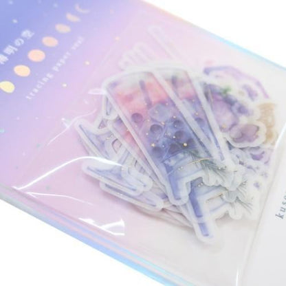 Q-LiA Imaginary Picture Book Flake Stickers - Twilight Sky - Default Title by Techo Treats Stationery