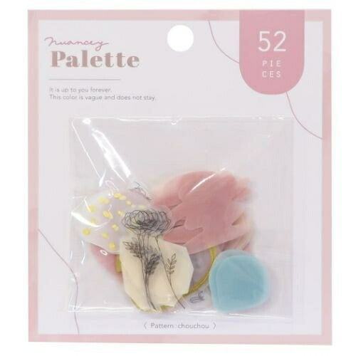 Q-LiA Nuancey Palette Flake Stickers - chou chou - Default Title by Techo Treats Stationery