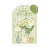 Q-LiA Poche Bouquet Flake Stickers - Lime Green - Default Title by Techo Treats Stationery