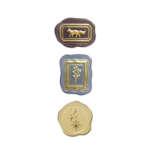 Q-LiA SEALING DEAR Stella Wax Seal Sticker - Twilight - Default Title by Techo Treats Stationery