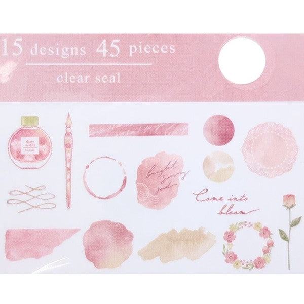 Q-LiA To Ink Flake Stickers - Akogare - Default Title by Techo Treats Stationery