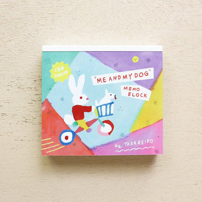 Reiko Tada Block Memo - ME AND MY DOG - cozyca products - Default Title by Techo Treats Stationery