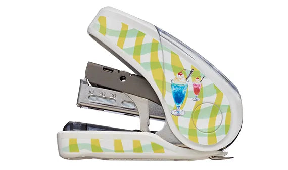 MAX Retro Cafe Stapler (32-sheet Capacity) - Cream Soda