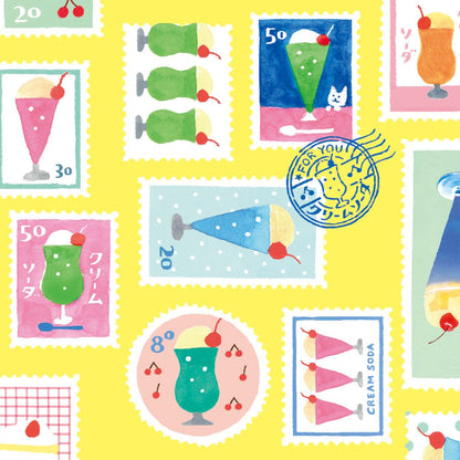 Retro Diary Garagara Memo Pad - Kiiro - Furukawa Shiko - Default Title by Techo Treats Stationery
