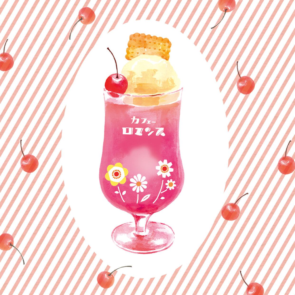 Retro Diary Garagara Memo Pad - Red Stripe - Furukawa Shiko - Default Title by Techo Treats Stationery