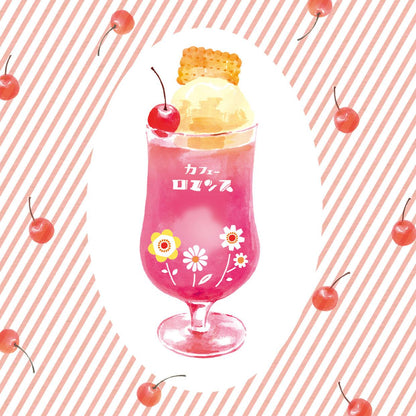 Retro Diary Garagara Memo Pad - Red Stripe - Furukawa Shiko - Default Title by Techo Treats Stationery