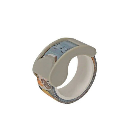 Ribbon Bon 2way Masking Tape Cutter 2nd Edition - Cat (With Masking Tape) - Kutsuwa - Default Title by Techo Treats Stationery