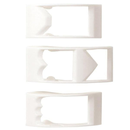 Ribbon Bon 2way Masking Tape Cutter 2nd Edition - White Set of 3 (Without Masking Tape) - Techo Treats