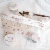 rose - Masking Tape with Release Paper (Washi / PET) - Techo Treats