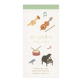 RYU-RYU Embroidery Series To Do List - Music - Default Title by Techo Treats Stationery