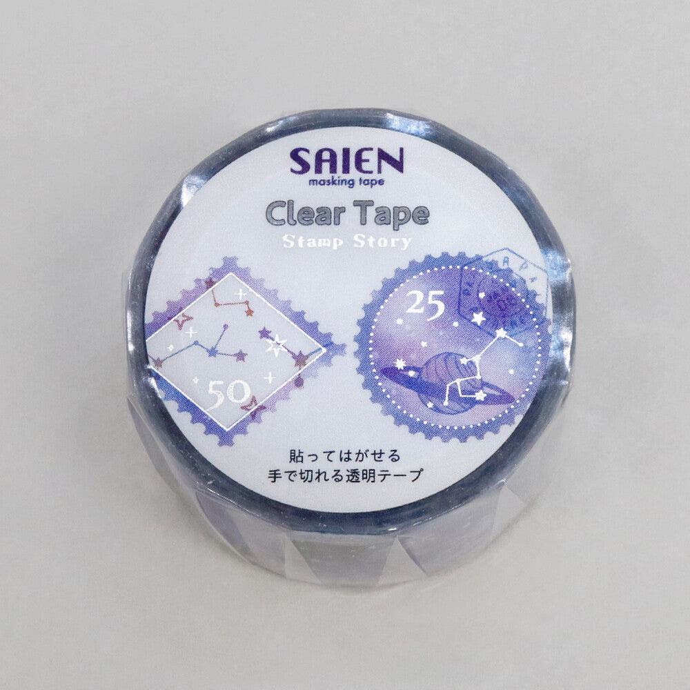 SAIEN Stamp Story Foil-stamped Clear Tape - Constellation - Default Title by Techo Treats Stationery