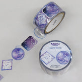 SAIEN Stamp Story Foil-stamped Clear Tape - Constellation - Default Title by Techo Treats Stationery