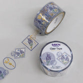 SAIEN Stamp Story Foil-stamped Clear Tape - Lavender - Default Title by Techo Treats Stationery