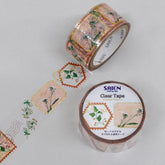 SAIEN Stamp Story Foil-stamped Clear Tape - Wildflower - Default Title by Techo Treats Stationery