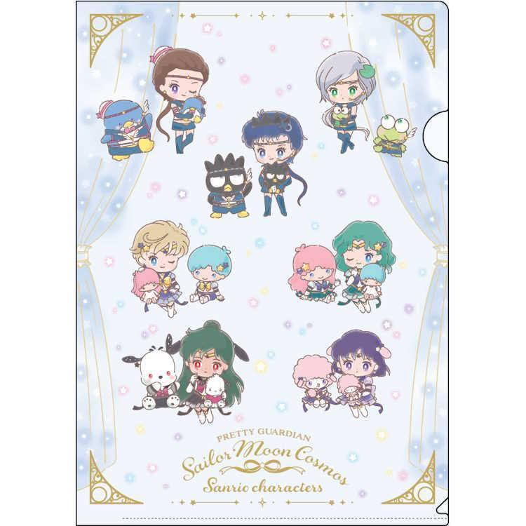 Sailor Moon Cosmos x Sanrio Characters A4 Clear Folder (B) - Techo Treats