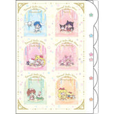 Sailor Moon Cosmos x Sanrio Characters A4 Die-cut Clear Folder 5P (A) - Techo Treats