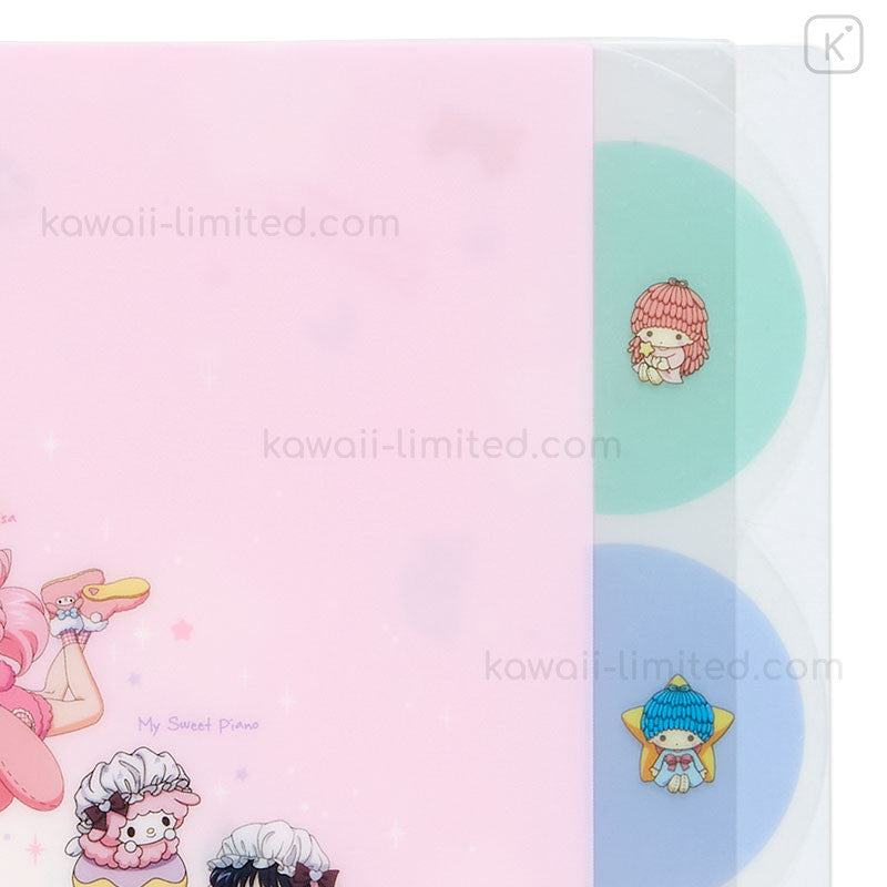 Sailor Moon x Sanrio Characters A4 5P Die-cut Clear Folder (B) - Techo Treats