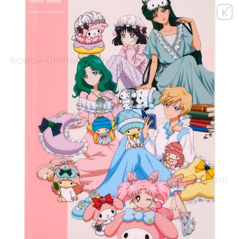Sailor Moon x Sanrio Characters A4 Clear Folder (B) - Sun-Star Stationery - Default Title by Techo Treats Stationery