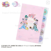 Sailor Moon x Sanrio Characters A4 Die-cut 5-Pocket Clear Folder (B) - Sun-Star Stationery - Default Title by Techo Treats Stationery