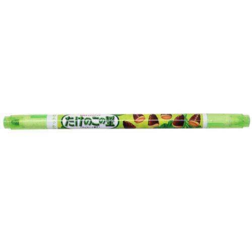 Sakamoto Snacks Double Marker - Bamboo by Techo Treats Stationery