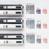 Sakura Crepas Ballsign iD 3C 3-color 0.4mm Ballpoint Pen - Black B (Night Black, Pure Black, Red) - Default Title by Techo Treats Stationery