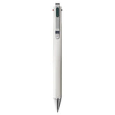 Sakura Crepas Ballsign iD 3C 3-color 0.4mm Ballpoint Pen - White C (Forest Black, Pure Black, Red) - Default Title by Techo Treats Stationery