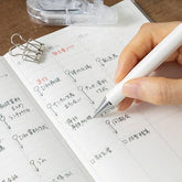 Sakura Crepas Ballsign iD 3C 3-color 0.4mm Ballpoint Pen - White C (Forest Black, Pure Black, Red) - Default Title by Techo Treats Stationery