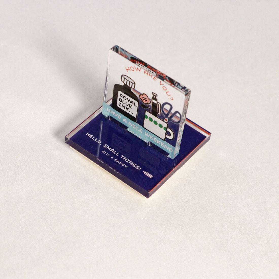SANBY eric Acrylic Stand Rubber Stamp Vol.1 - Ink - Default Title by Techo Treats Stationery