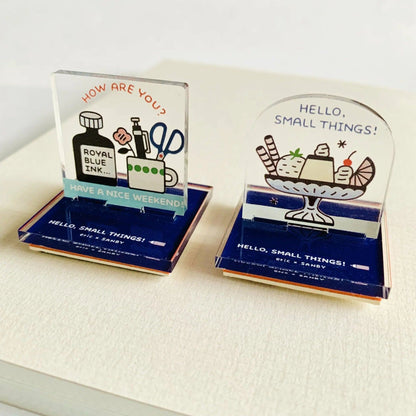 SANBY eric Acrylic Stand Rubber Stamp Vol.1 - Ink - Default Title by Techo Treats Stationery