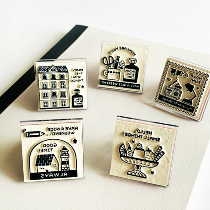 SANBY eric Acrylic Stand Rubber Stamp Vol.1 - Snowblobe - Default Title by Techo Treats Stationery
