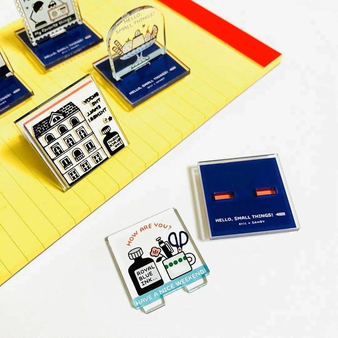 SANBY eric Acrylic Stand Rubber Stamp Vol.1 - Stamp - Default Title by Techo Treats Stationery