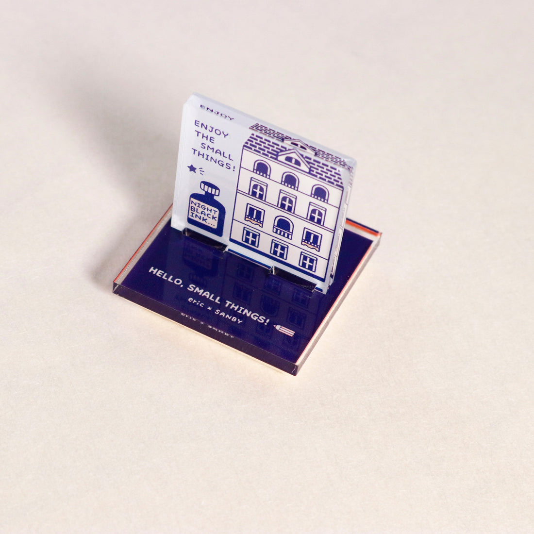 SANBY eric Acrylic Stand Rubber Stamp Vol.1 - Town - Default Title by Techo Treats Stationery