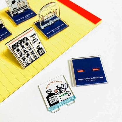 SANBY eric Acrylic Stand Rubber Stamp Vol.1 - Town - Default Title by Techo Treats Stationery