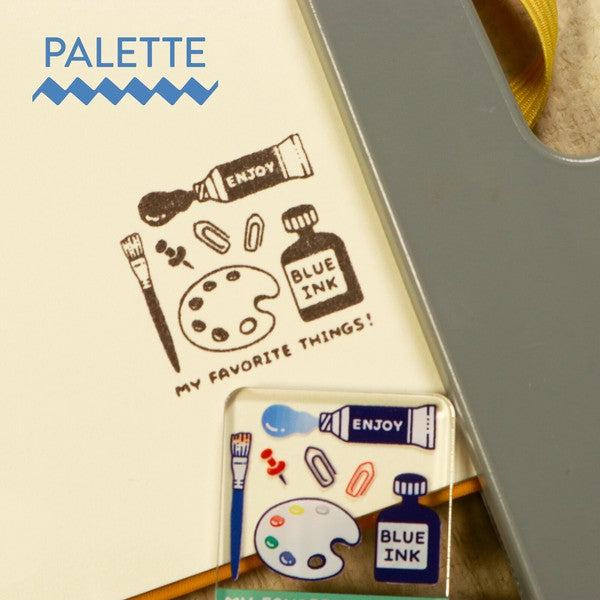 SANBY eric Acrylic Stand Rubber Stamp Vol.2 - PALETTE - Default Title by Techo Treats Stationery